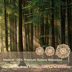 Лазерная резка липы приветственный знак WOOD-WH0113-119