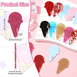 32 шт. 8-х цветные акриловые подвески для бокалов для вина&nbsp;AJEW-CJ0001-69