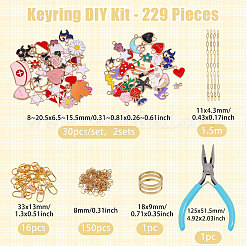 Kit de fabrication de bijoux&nbsp;DIY-GL0007-13