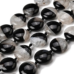 Природный агат бисер нитей&nbsp;G-F820-Q01-01