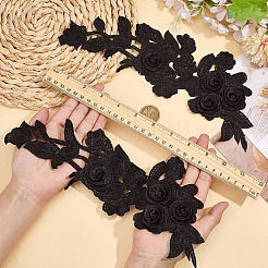 6 шт. полиэстеровая ткань для вышивки DIY-MA0006-88B