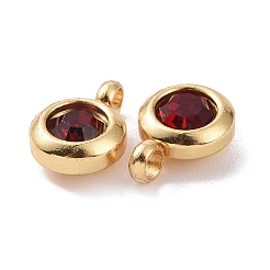 Модные оригинальные цветные подвески из нержавеющей стали марки А со стразами&nbsp;RB-M030-06F-G