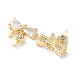 Латунные микро проложить кубического циркония подвески KK-F872-15G-01