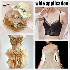 Химическое волокно импортное рыбья кость завернутый край&nbsp;DIY-WH0010-54B