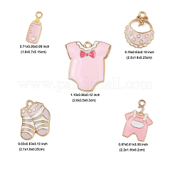 10шт 5 стиля подвески из сплава с эмалью&nbsp;ENAM-FP0002-92