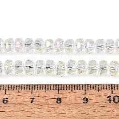 Galvanisieren transparente Glasperlen Stränge&nbsp;EGLA-N022-05B-C08