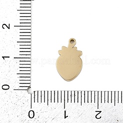 Breloques en émail en acier inoxydable 304&nbsp;STAS-I338-01G-05