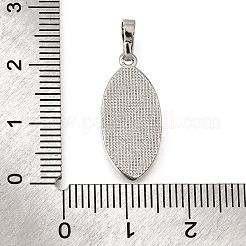 Pendentifs coquille en laiton&nbsp;KK-D328-01P-D