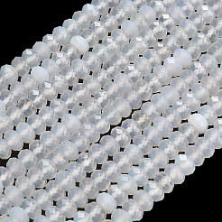 Натуральный белый агат бисер нитей&nbsp;G-C280-A11-01