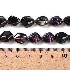 Стеклянные бусины с гальваническим покрытием &nbsp;EGLA-T021-10K