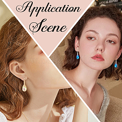 32 шт. 2 цвета латунные крючки для серег&nbsp;KK-BBC0022-95