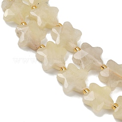 Естественный лимонный кварц нитей бисера G-P573-C12-01