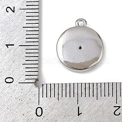 Подвески из латуни с прозрачным фианитом KK-L238-06P