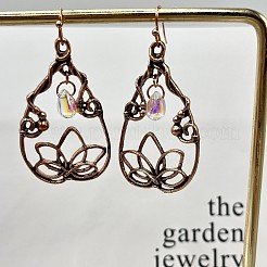 Серьги-подвески из сплава и смолы в богемном стиле FS-WG7E92D-01