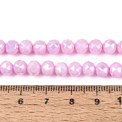 Антикоррозийные гальванические стеклянные бусины&nbsp;GLAA-N010-6mm-06