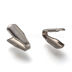 Anlaufgeschützte 304 Edelstahl-Klapp-Crimp-Enden&nbsp;LS-STAS-G122-09P-A03