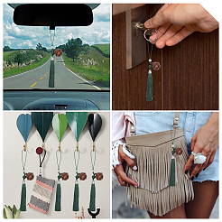 Деревянные колокольчики подвески украшения&nbsp;HJEW-WH0039-31