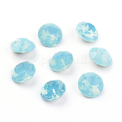 Spitze Rückseite u. Rückseite überzogene k9 Glasrhinestone Cabochons&nbsp;LS-RGLA-J012-10mm-105