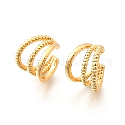 Серьги-манжеты из латуни&nbsp;LS-EJEW-F370-08G