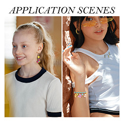 44шт 11 стиля подвески из непрозрачной и прозрачной смолы RESI-TA0001-82