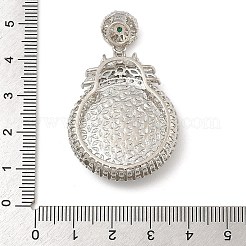 Подвески из окрашенного натурального зеленого халцедона&nbsp;G-S001-03P