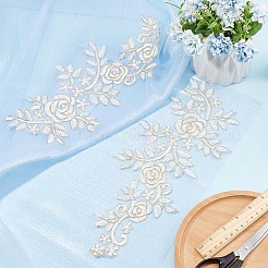 Polyester-Metallic-Spitzenapplikationen&nbsp;DIY-WH0401-94C