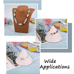 100шт 5 стиля прозрачные матовые акриловые бусины&nbsp;FACR-PJ0001-02