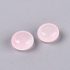 Perles de verre imitation jade peintes à la cuisson&nbsp;GL-N006-01B-07