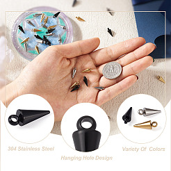 48 шт. 3-х цветные подвески из нержавеющей стали 304 STAS-SW0001-02