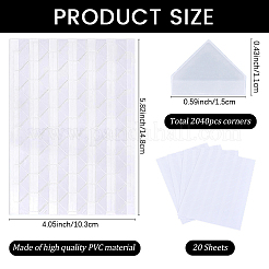 Самоклеящиеся угловые наклейки из фотобумаги AJEW-WH20060-63A