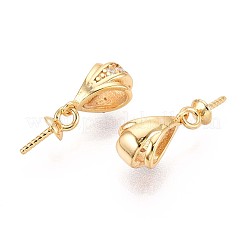 925 серьга-кнопка из стерлингового серебра с микропаве из кубических цирконий STER-N016-88G