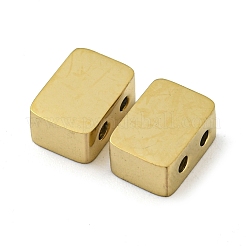 イオンプレーティング（IP）304ステンレス鋼マルチ連リンク  長方形  ゴールドカラー  6x8.5x4mm  穴：1.2mm&nbsp;STAS-Q319-03D-G