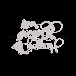 Слово счастливой пасхи рама из углеродистой стали умирает трафареты&nbsp;LS-DIY-F028-03