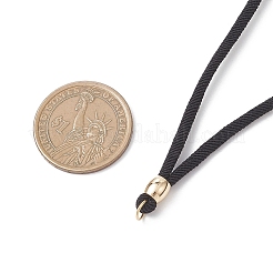 3 шт. 3-цветный плетеный нейлоновый шнур толщиной 3 мм для изготовления ожерелья&nbsp;AJEW-JB01470