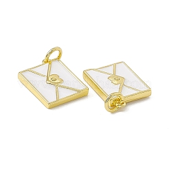 Подвески из латуни с эмалью в стойку&nbsp;KK-C007-02G