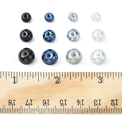 460шт 12 стиля стеклянные жемчужные бусины HY-FS0001-07