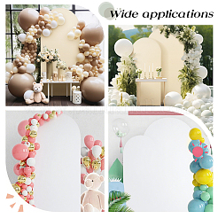 誕生日パーティー、結婚式、ベビーシャワーの装飾用の布製アーチ背景カバー  ベージュ  1800x700x2mm&nbsp;DIY-WH20079-044B