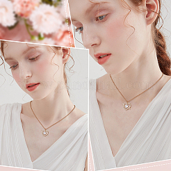 9шт 3 стиля латунные микропаве прозрачные подвески с кубическим цирконием&nbsp;ZIRC-BBC0002-13