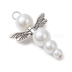 Подвески из перламутровых стеклянных бусин PALLOY-JF03203-01