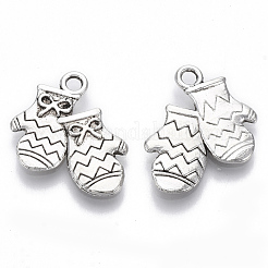 Pendentifs en alliage de style tibétain&nbsp;TIBE-N010-24AS-RS