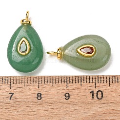 Pendentifs en aventurine vert naturel&nbsp;GG-CBAA798-01G-06