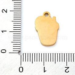 Подвески из нержавеющей стали 304 с эмалью STAS-M105-31G-01