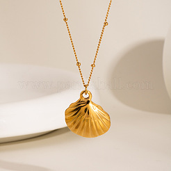 Летние ожерелья из нержавеющей стали с подвеской в форме ракушки ME5016-2