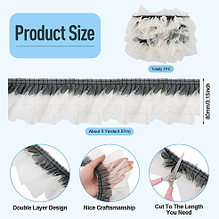 5 mètre d'accessoires de décoration en polyester&nbsp;DIY-TA0016-01A