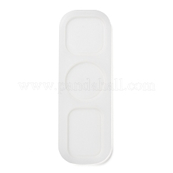 Quadratische/runde/rechteckige Mini-Serviertablett-Anhänger zum Selbermachen aus Silikon&nbsp;SIMO-R002-02A