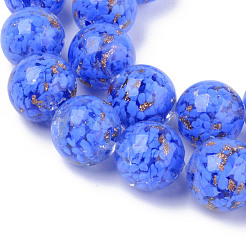 Бусины ручной работы бусины золотого песка LAMP-S194-008C-03