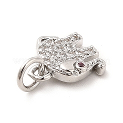 Micro Pave Bijoux de zircone cubique en laiton de placage en râtelier&nbsp;KK-K270-17P
