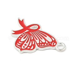 Нет наркотикам красная лента осведомленности тема сплава эмалевые подвески&nbsp;ENAM-C026-02F-S