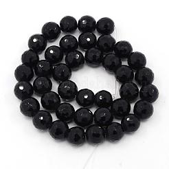 Sintetico pietra nera fili di perline&nbsp;G-GSFR6mm-C044