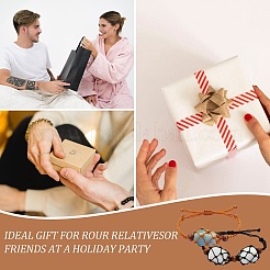 12шт регулируемый плетеный нейлоновый шнур макраме мешочек изготовление браслета&nbsp;AJEW-SW00010-02